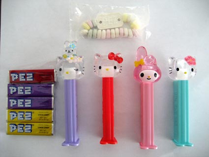 hello kitty plush pez dispenser