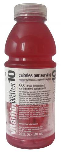 Xxxx10 - REVIEW: Glaceau XXX Vitamin Water 10 - The Impulsive Buy