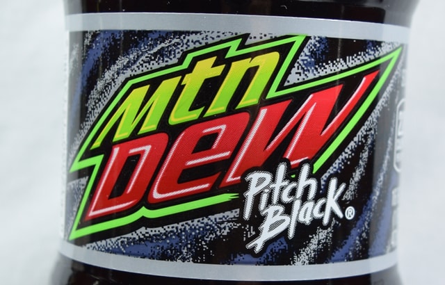 mountain dew pitch black