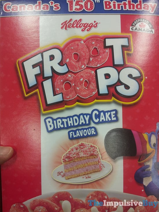 Kellogg's Debuted Birthday Cake Froot Loops For A Limited Time