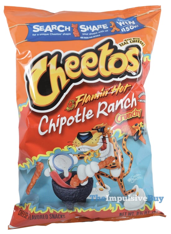 REVIEW: Cheetos Crunchy Flamin' Hot Chipotle Ranch - The Impulsive Buy