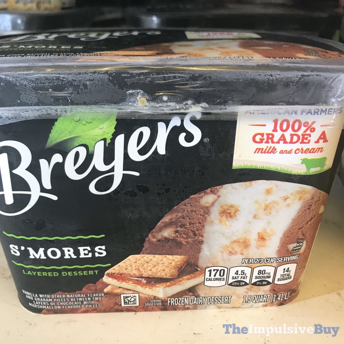 Breyers Smores Breyers Smores Layered Dessert Frozen Dairy