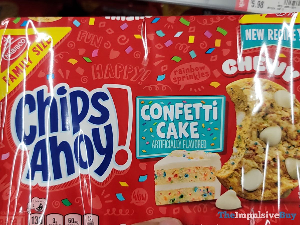 Spotted Chewy Chips Ahoy Confetti Cake Cookies New Recipe The