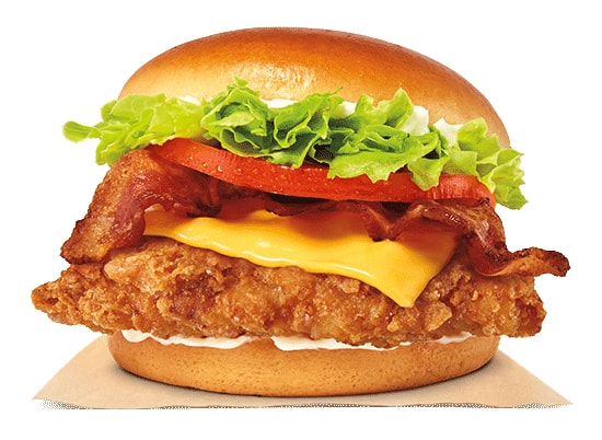 FAST FOOD NEWS: Burger King Bacon & Cheese Crispy Chicken Sandwich ...