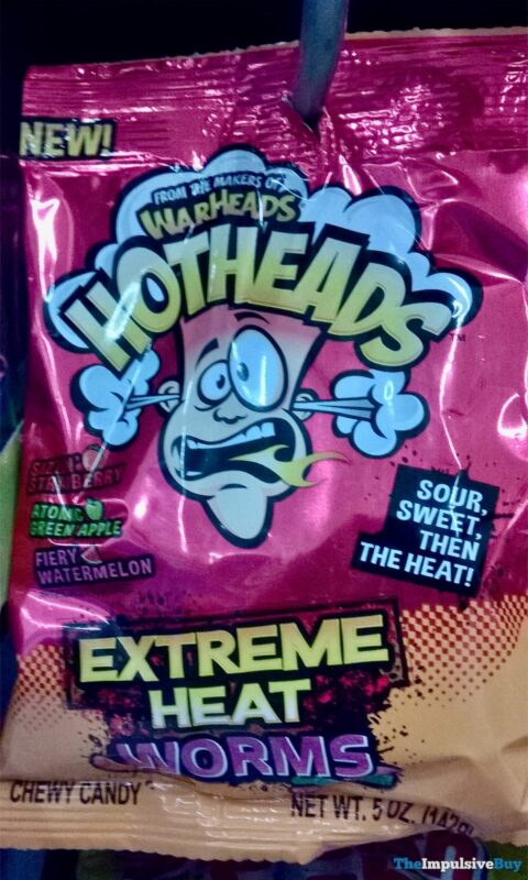 Spotted On Shelves Warheads Hotheads Extreme Heat Worms The Impulsive Buy 