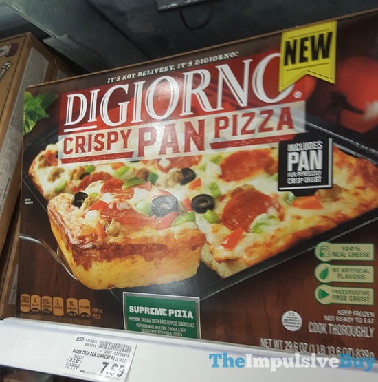 SPOTTED ON SHELVES: DiGiorno Crispy Pan Pizza - The Impulsive Buy