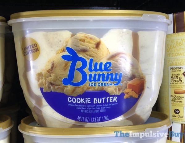 SPOTTED ON SHELVES: Blue Bunny Limited Edition Cookie Butter Ice Cream ...