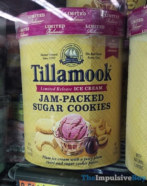 Spotted On Shelves Tillamook Limited Release Jam Packed Sugar Cookies Ice Cream The Impulsive Buy