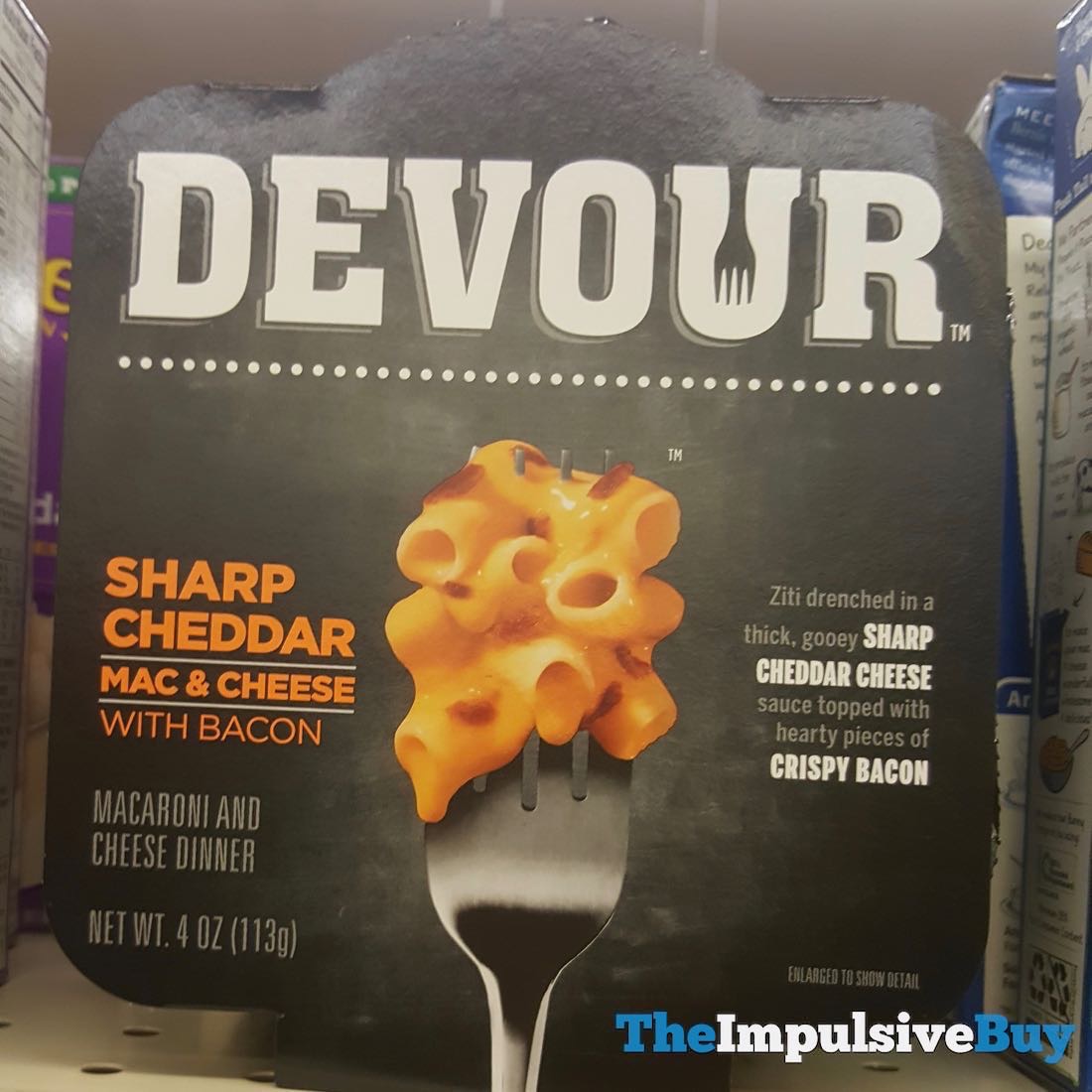 devour mac and cheese sharp cheddar