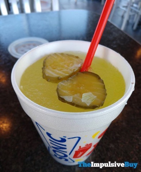 Sonic Pickle Juice Snow Cone Slush 3 Jpg The Impulsive Buy