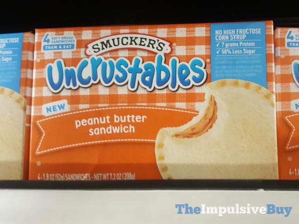 Spotted On Shelves Smucker S Uncrustables Peanut Butter Sandwich