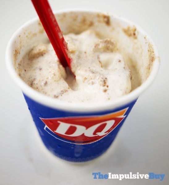 QUICK REVIEW Dairy Queen Snickerdoodle Cookie Dough Blizzard The