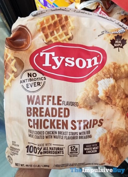 Spotted On Shelves Tyson Waffle Breaded Chicken Strips The Impulsive Buy