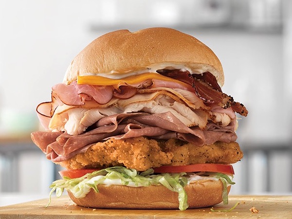 FAST FOOD NEWS: Arby's 5 Mega Meat Stack and Cajun Fish Sandwich - The ...