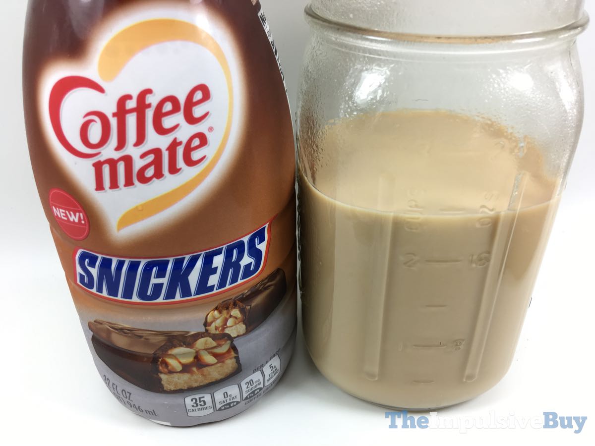 REVIEW: Nestle Coffee Mate Snickers Creamer - The Impulsive Buy