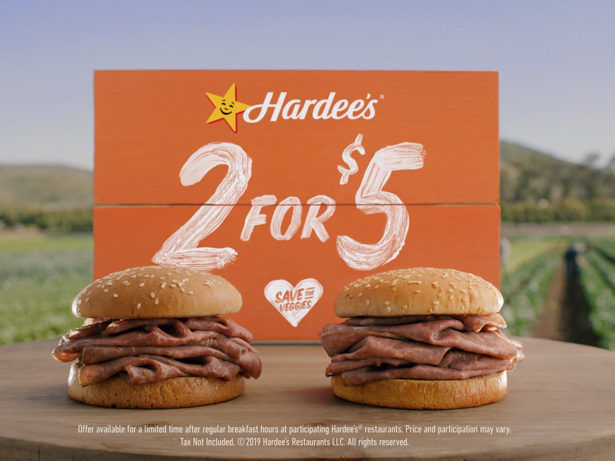 FAST FOOD NEWS Hardee's Original Roast Beef Sandwich Returns The