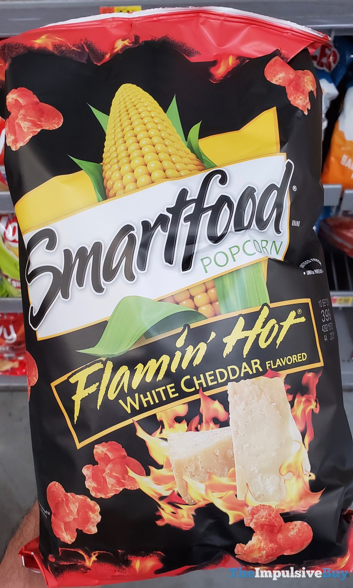 SPOTTED Smartfood Flamin Hot White Cheddar Popcorn The 