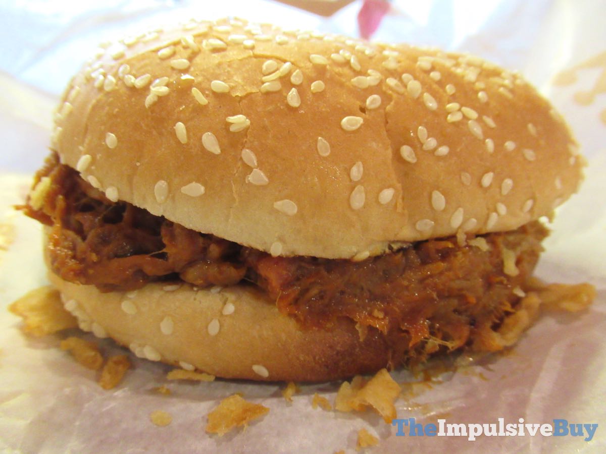 Review Burger King Pulled Pork King The Impulsive Buy