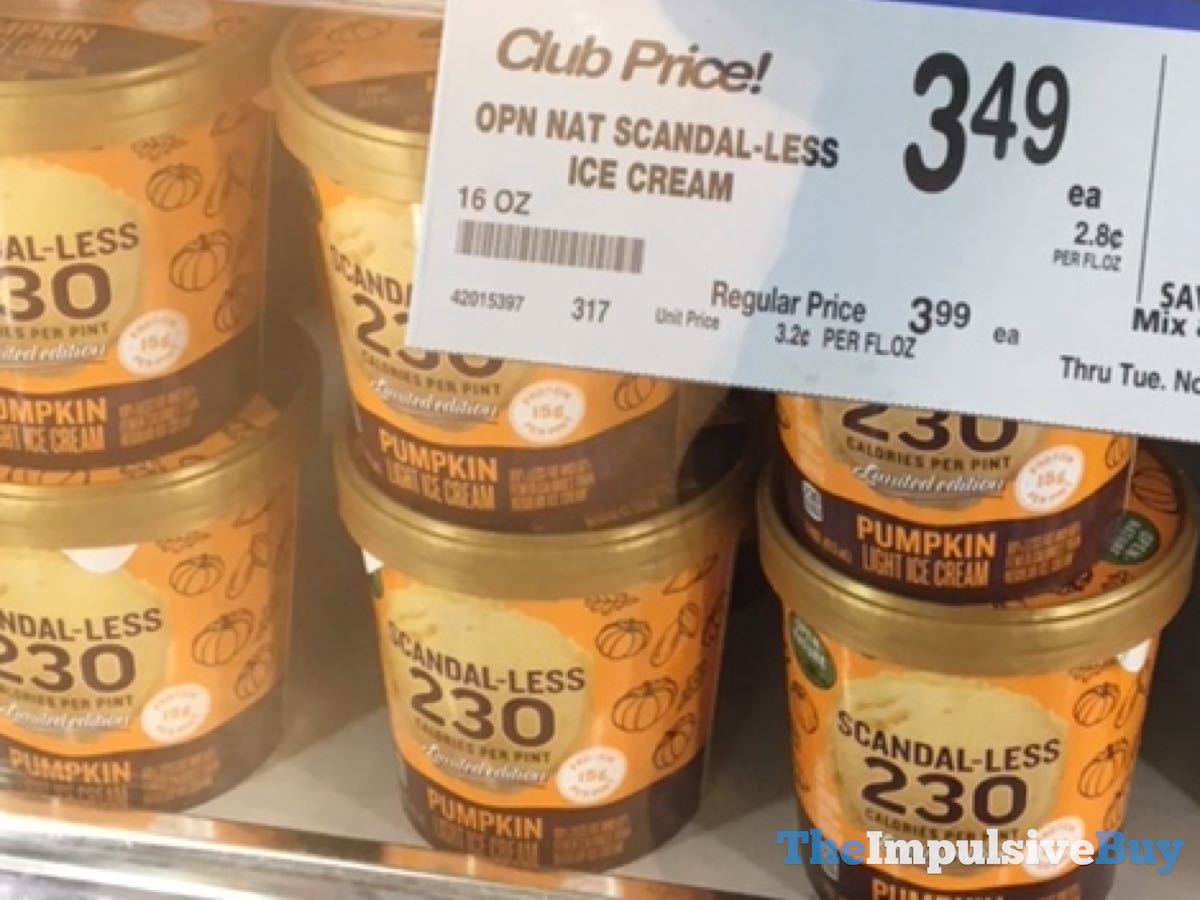 Open Nature Scandal Less Limited Edition Pumpkin Light Ice Cream Jpeg The Impulsive Buy