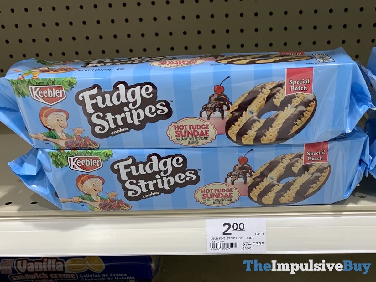 SPOTTED: Keebler Special Batch Hot Fudge Sundae Fudge Stripes Cookies ...