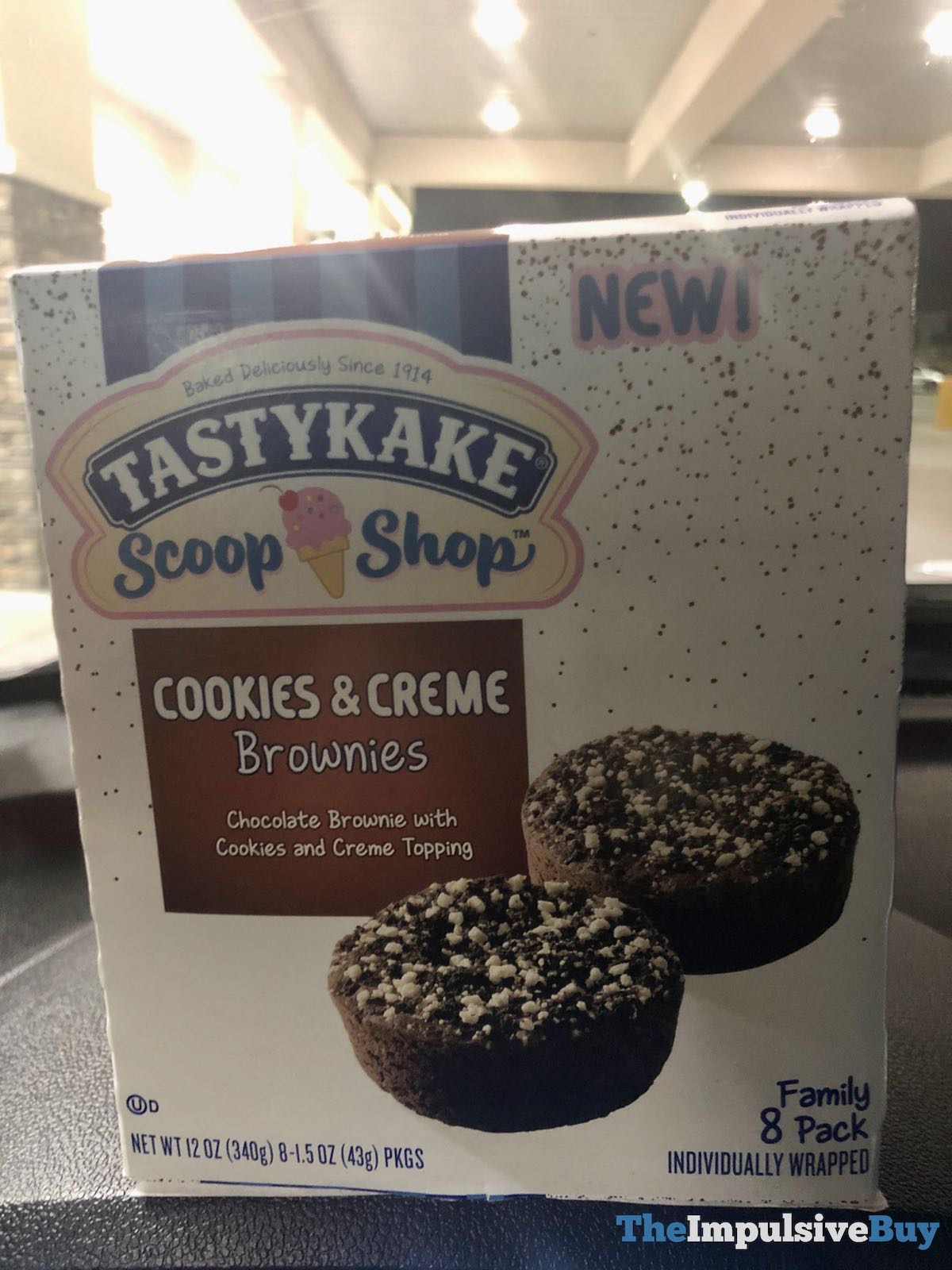 SPOTTED Tastykake Scoop Shop Cookies & Creme Brownies The Impulsive Buy