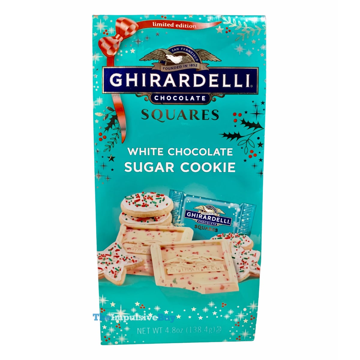 Ghirardelli White Chocolate Sugar Cookie Squares - 4.8oz