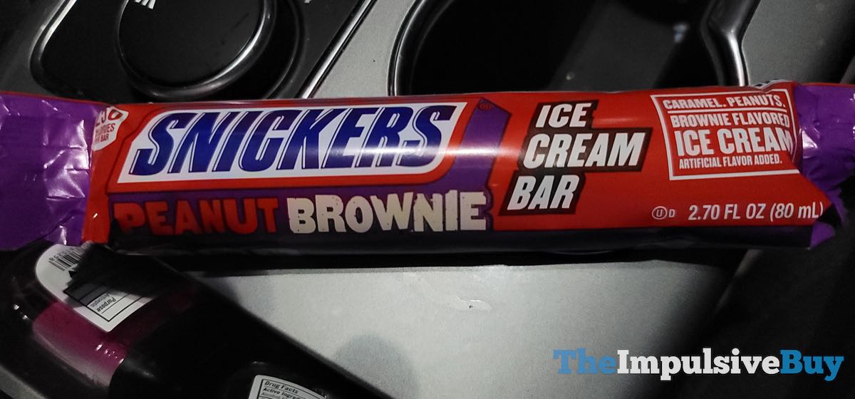 SPOTTED: Snickers Peanut Brownie Ice Cream Bar - The Impulsive Buy