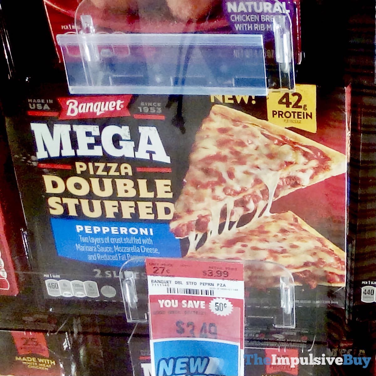 SPOTTED Banquet Double Stuffed Mega Pizza The Impulsive Buy