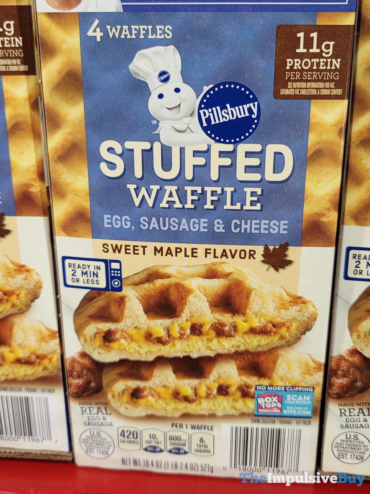 SPOTTED: Pillsbury Egg, Sausage & Cheese Stuffed Waffle - The Impulsive Buy