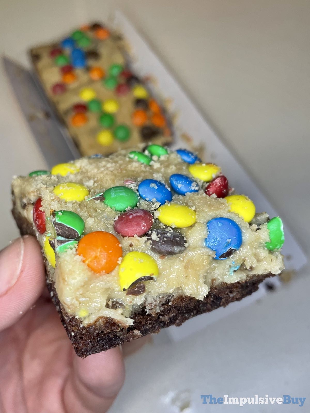 Review Little Caesars Cookie Dough Brownie The Impulsive Buy