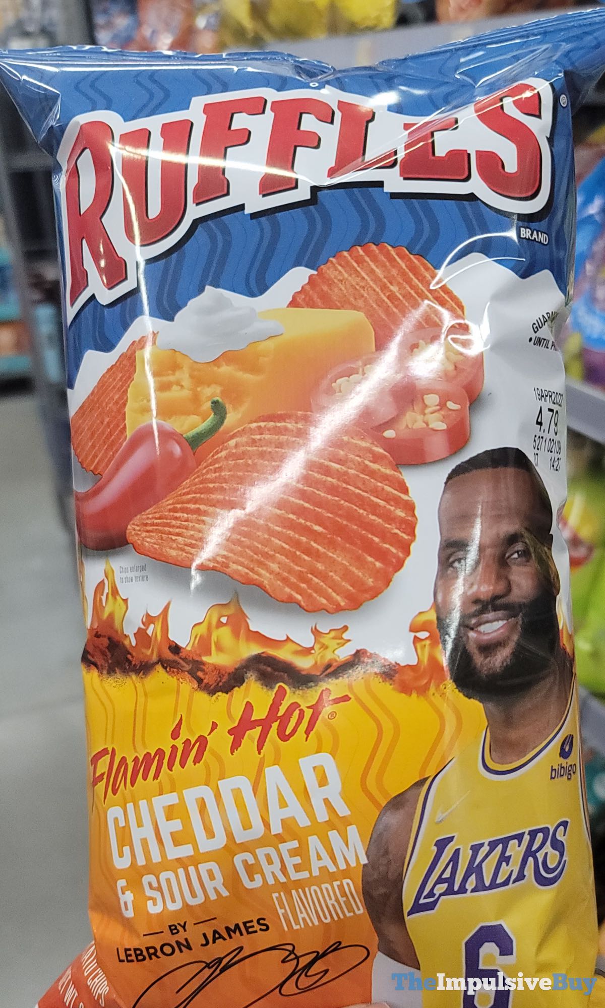 Spotted: Ruffles Flamin' Hot Cheddar & Sour Cream Potato Chips - The 