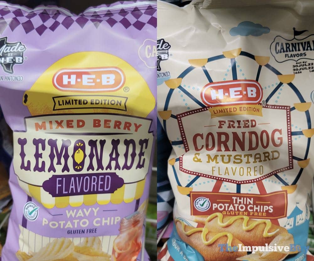 SPOTTED: H-E-B Mixed Berry Lemonade And Fried Corndog & Mustard Potato ...