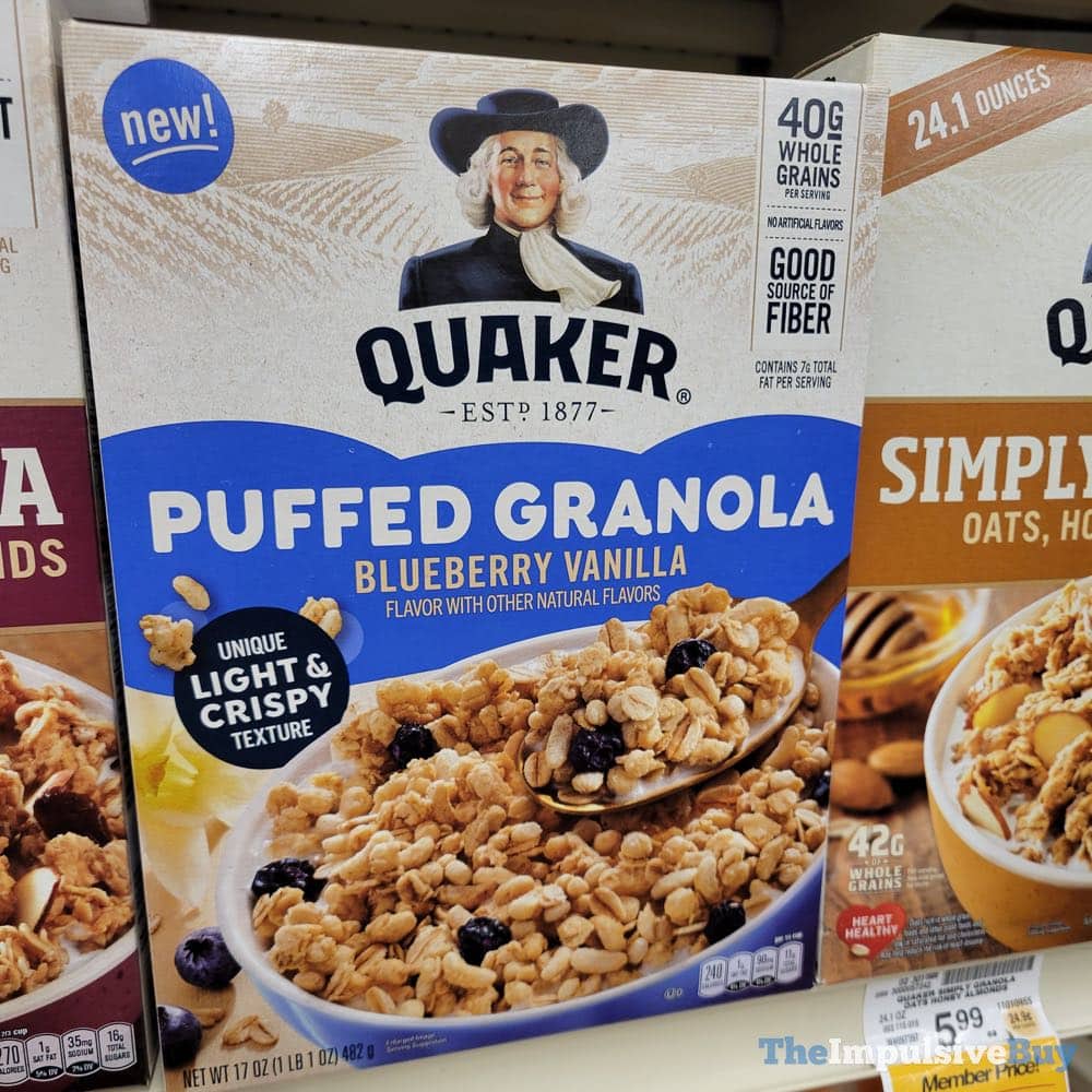 SPOTTED: Quaker Puffed Granola Cereal - The Impulsive Buy