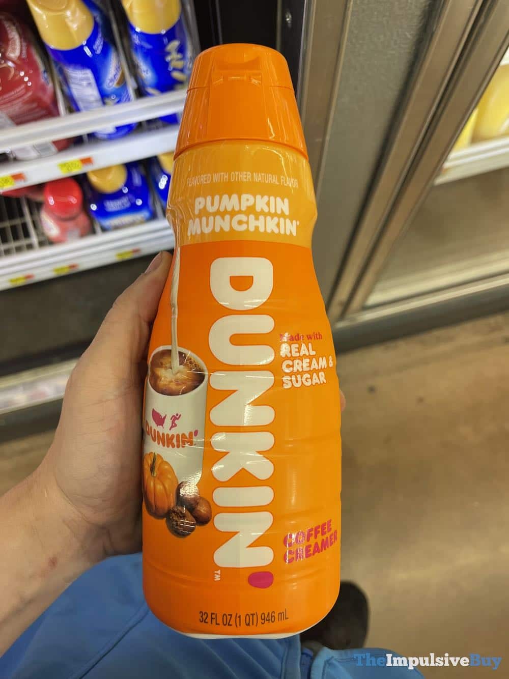 PUMPKINUNDATION 2022 Dunkin' Pumpkin Munchkin Coffee Creamer The