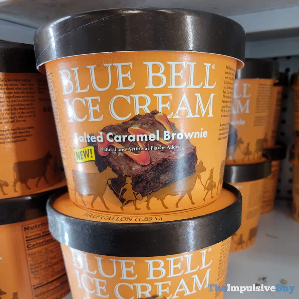 SPOTTED Blue Bell Salted Caramel Brownie Ice Cream The Impulsive Buy