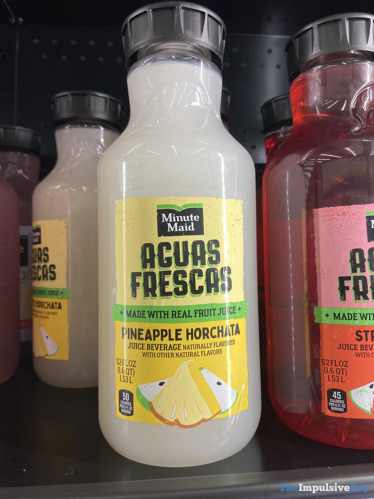 Minute Maid Aguas Frescas Naturally Flavored Strawberry Juice