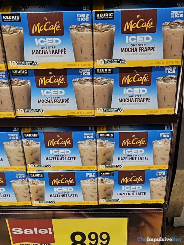 SPOTTED: McCafe Iced One Step Mocha Frappe and Hazelnut Latte K-Cups ...