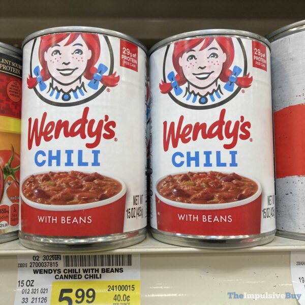 SPOTTED Wendy S Canned Chili With Beans The Impulsive Buy