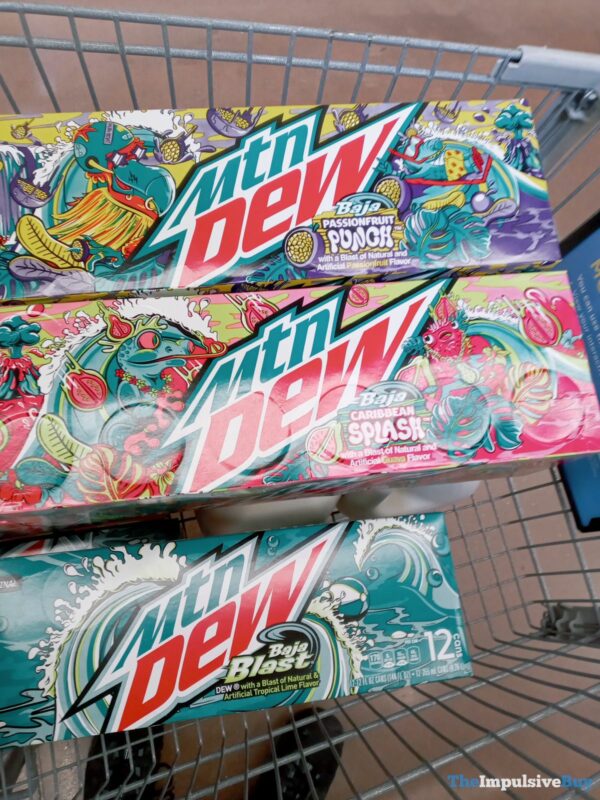 SPOTTED: Mtn Dew Baja Passionfruit Punch and Baja Caribbean Splash ...