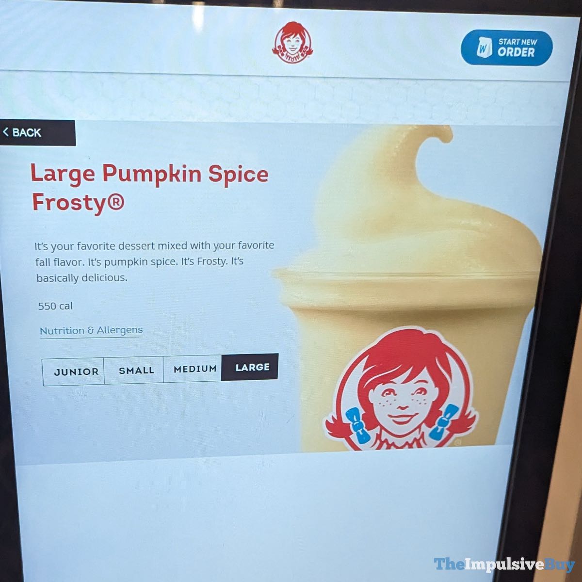 REVIEW: Wendy's Pumpkin Spice Frosty - The Impulsive Buy