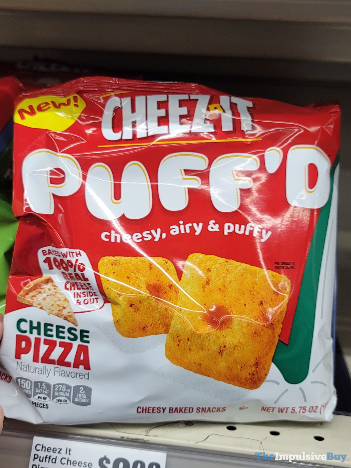 SPOTTED: Cheez-It Puff'd Cheese Pizza, Snap'd Extra Crunchy Sharp White ...