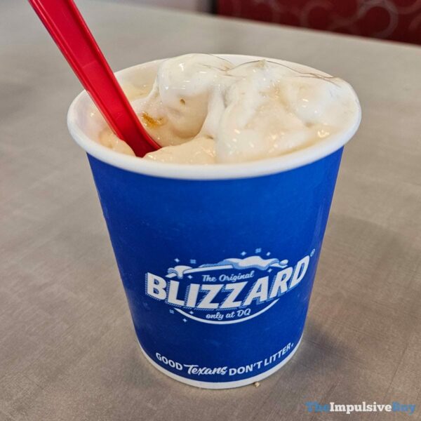 REVIEW: Dairy Queen Picnic Peach Cobbler Blizzard - The Impulsive Buy