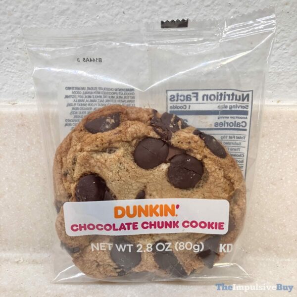 REVIEW: Dunkin’ Chocolate Chunk Cookie – The Impulsive Buy