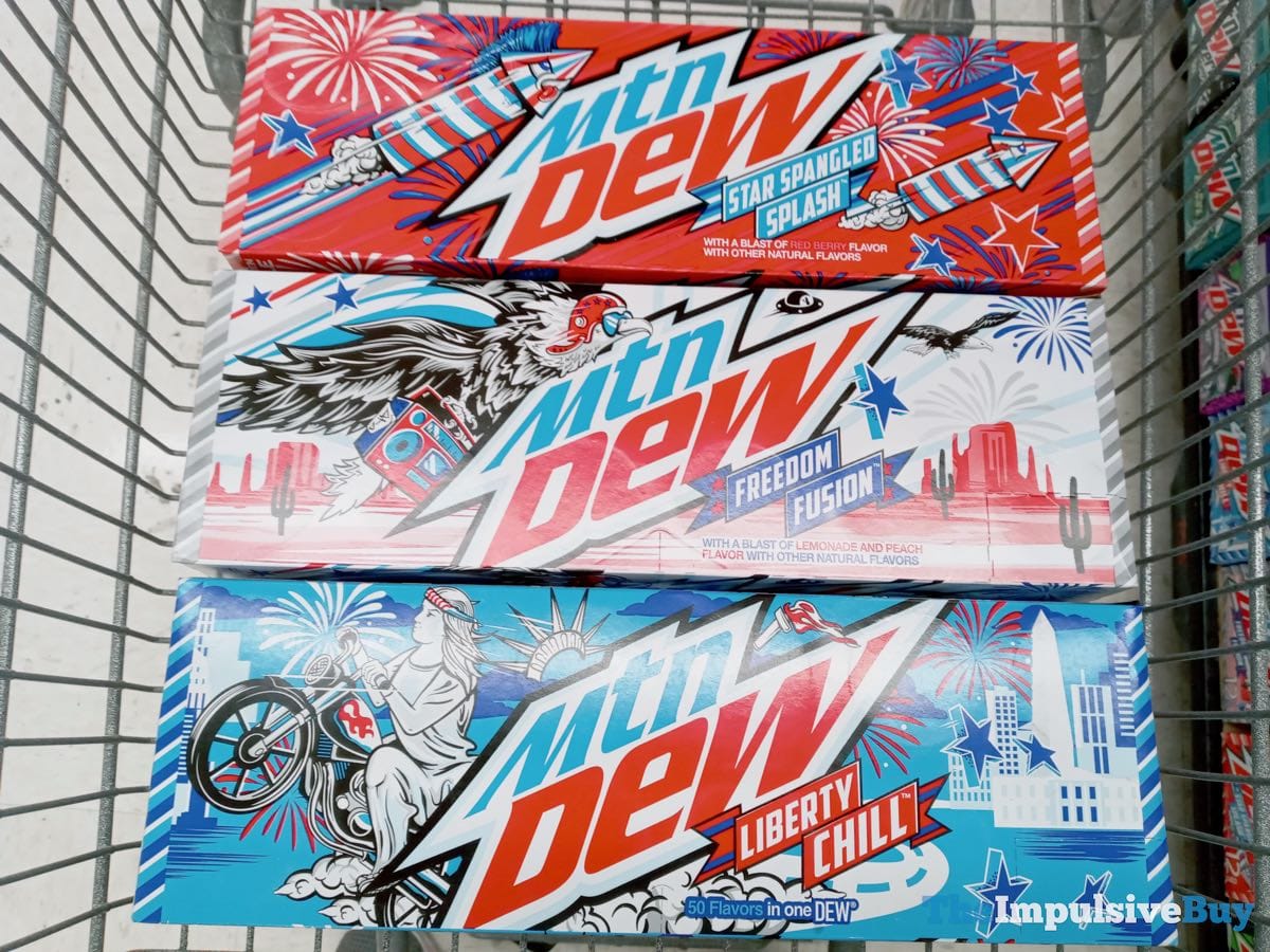 SPOTTED: Mtn Dew Star Spangled Splash and Freedom Fusion - The ...