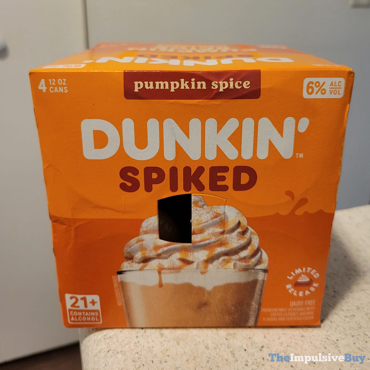 PUMPKINUNDATION 2024 Dunkin' Spiked Pumpkin Spice Iced Latte The